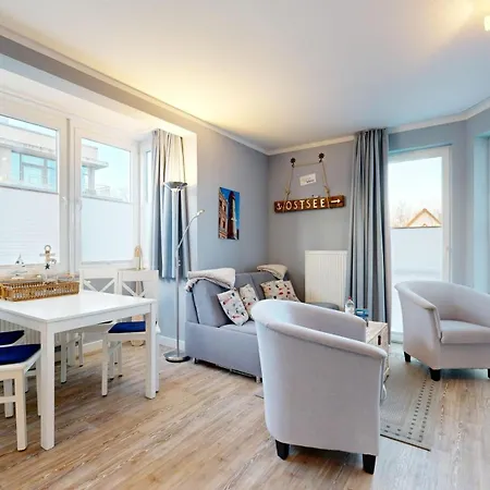 Strandnahe Mit Balkon, Residenz Bel Vital 19, بينز