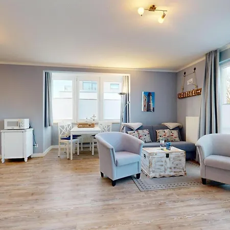 Strandnahe Mit Balkon, Residenz Bel Vital 19, بينز